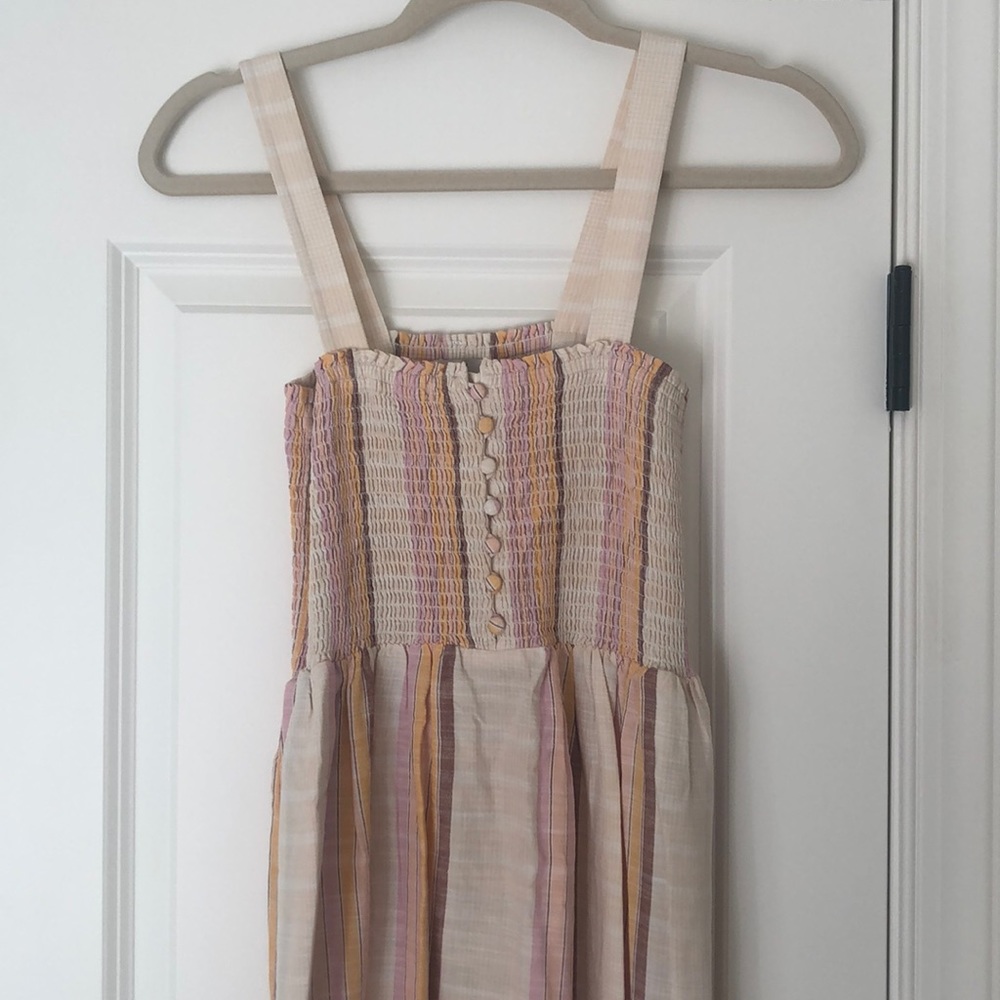 Madewell Smocked Midi Dress